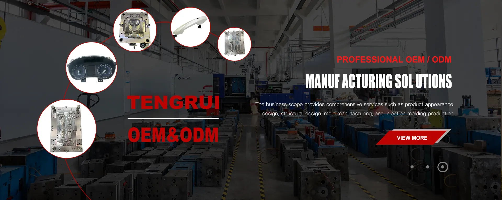 Fabricante de moldes de inyección de China